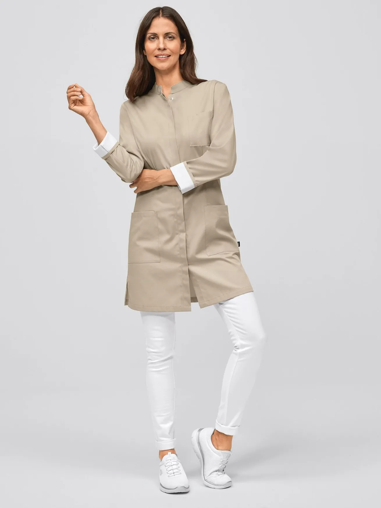 Kurzmantel mit Farbdetails ATESSA