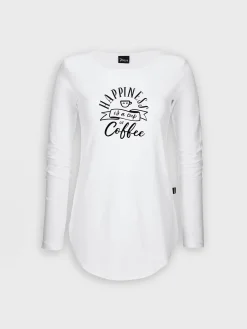 Shirt mit Coffee-Print