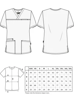 Unisex-Kasack PALMA, 100% Baumwolle