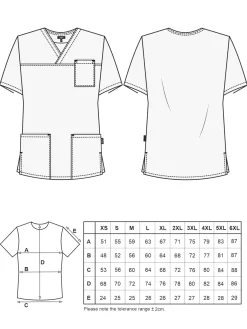 Unisex OP-Kasack PISA-Baumwolle